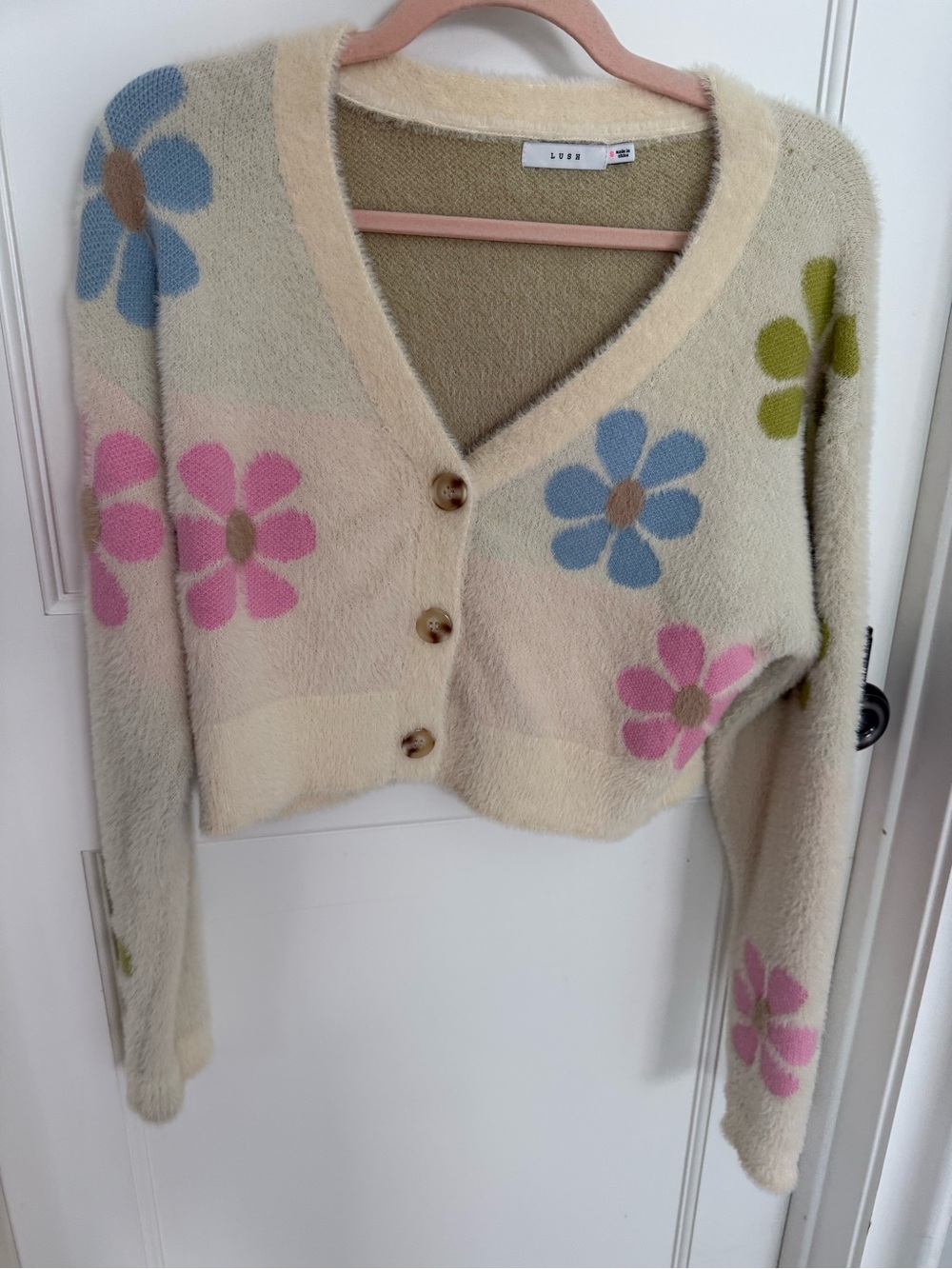 Cozy Flower Cardigan